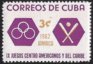 1962 Cuba – IX Juegos Centro Americanos y del Caribe