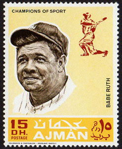 1969 Ajman – Baseball Champions, Babe Ruth
