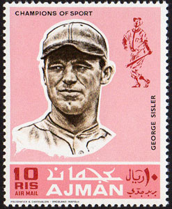 1969 Ajman – Baseball Champions, George Sisler