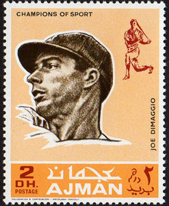 1969 Ajman – Baseball Champions, Joe DiMaggio