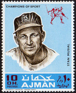 1969 Ajman – Baseball Champions, Stan Musial