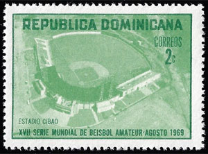 1969 Dominican Republic – XVII Serie Mundial de Beisbol Amateur, 2¢