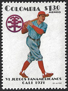 1971 Colombia – VI Juegos Panamericanos, baseball single