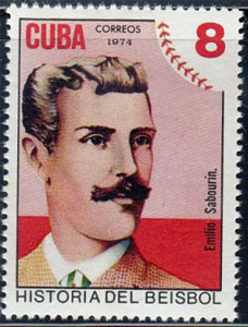1974 Cuba – History of Baseball, Emilio Sabourin with Cuba's First Pro League