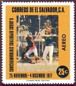 1977 El Salvador – II Juegos Deportivos Centroamericanos, softball