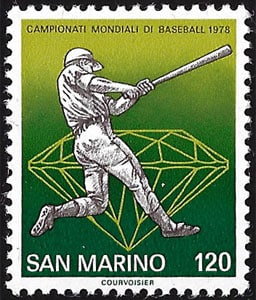 1978 San Marino – 25th Baseball World Cup, 120 Lire