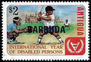 1981 Barbuda – International Year of Disabled Persons with Overprint