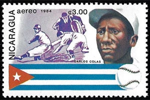1984 Nicaragua – Famous Baseball Players, Carlos Colas