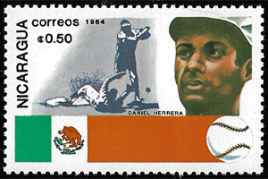 1984 Nicaragua – Famous Baseball Players, Daniel Herrera