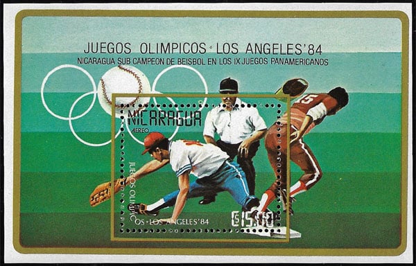 1984 Nicaragua – Juegos Olimpicos Los Angeles