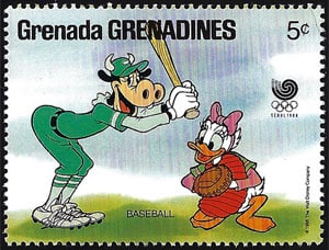 1988 Grenadines of Grenada – Olympic Games Seoul
