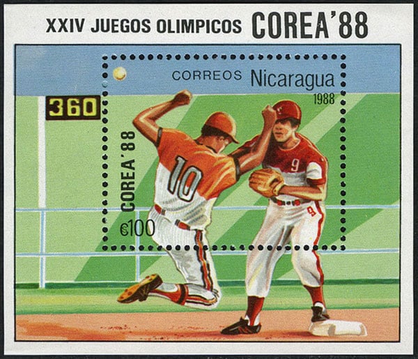 1988 Nicaragua – XXIV Juegos Olimpicos Corea '88