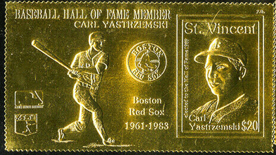 1989 St. Vincent – Carl Yastrzemski on Gold Foil