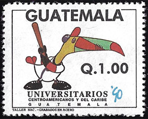 1990 Guatemala – Universitarios '90, Centroamericanos y del Caribe
