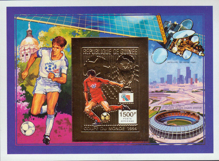 1992 Guinea – Atlanta Fulton County Stadium Souvenir Sheet