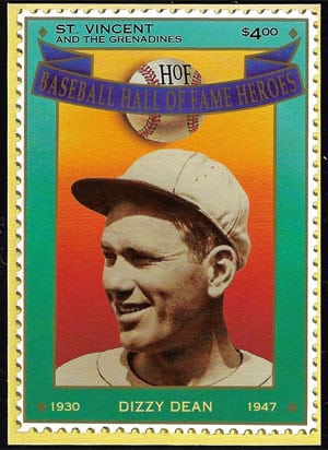1992 St. Vincents – Hall of Fame Heroes, Dizzy Dean