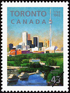 1993 Canada – Toronto Skyline with Skydome