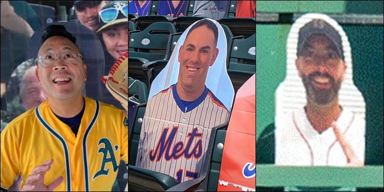 Cardboard Cutout Baseball Fans