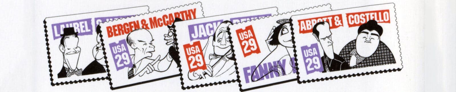 Abbott & Costello Postage Stamps - header