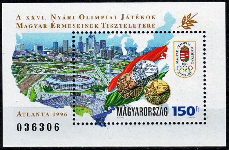 1996 Hungary – Olympics in Atlanta with Fulton County Stadium