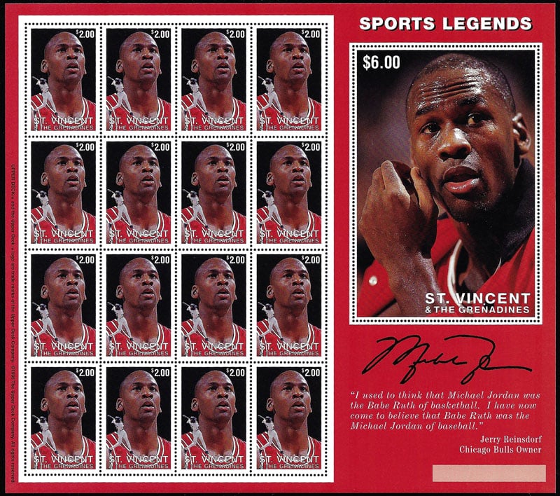 1996 St. Vincent – Sports Legends, Michael Jordan