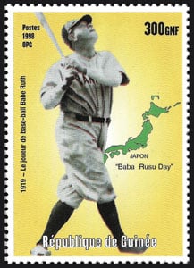 1998 Guinea – 20th Century Events, Babe Ruth