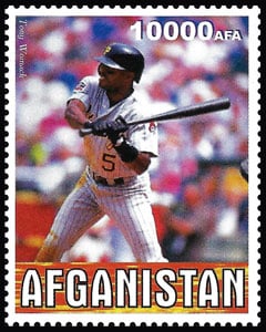 1999 Afghanistan – Millenium, Sports Stars of the 20th Century, Tony Womack