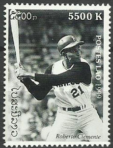 1999 Laos – Great People of the 20th Century, Roberto Clemente single
