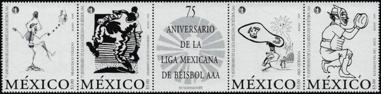 1999 Mexico – 75th Anniversary of the Mexican Baseball League