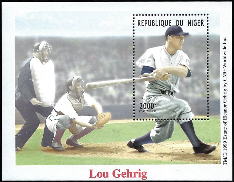 1999 Niger – Lou Gehrig 2000 F