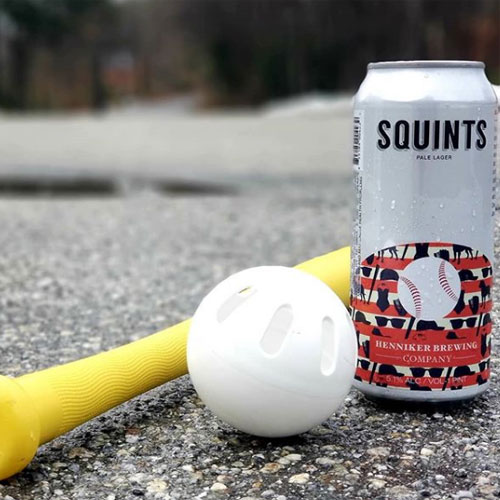 Squints Pale Ale by Henniker Plays Wiffleball