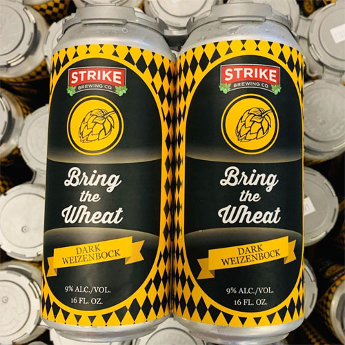 Bring the Wheat Dark Weizenbock by Strike Brewing