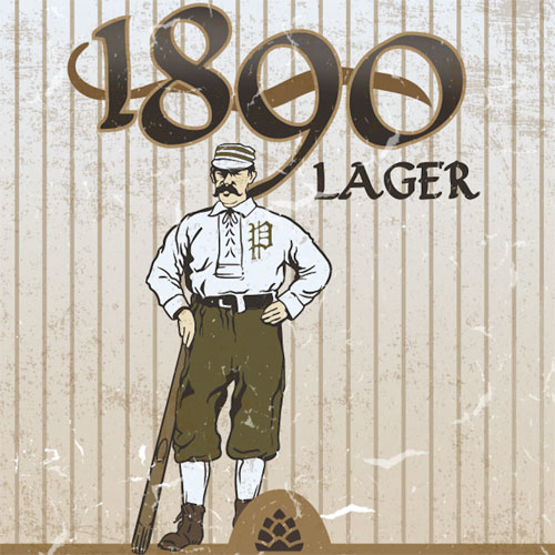 Burgh'ers Brewing – 1890 Lager Label Art