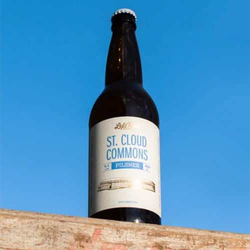 Left Field Brewery – St. Cloud Commons Pilsner Bottle