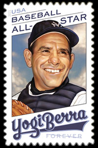 Yogi Berra, 2021 U.S. Postage Stamp – Forever