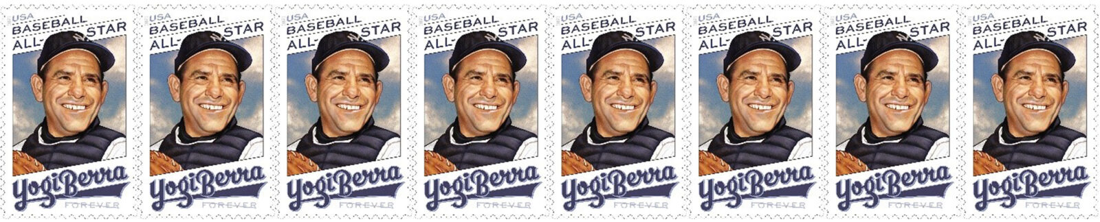 2021 Yogi Berra Postage Stamp header