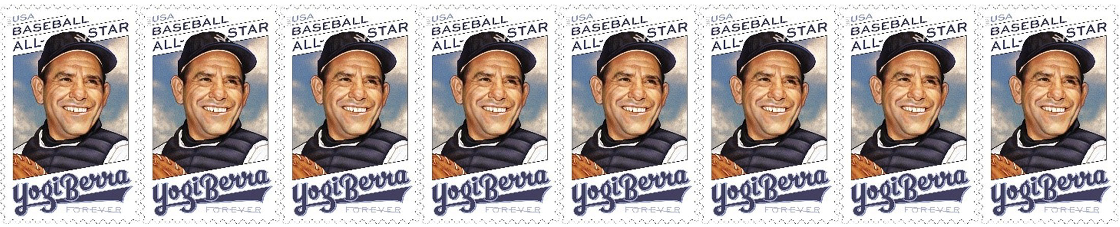 Yogi Berra postage stamp unveiling