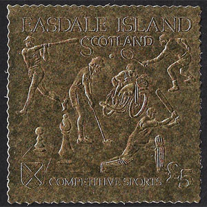 1991 Scotland – Easdale Island, Competitive Sports - Batter, Gold