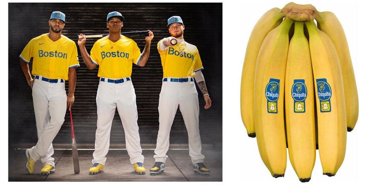 The Boston Red Sox Have Traded Their Red, White, And Blue For  Banana-Colored Jerseys - Boston Uncovered