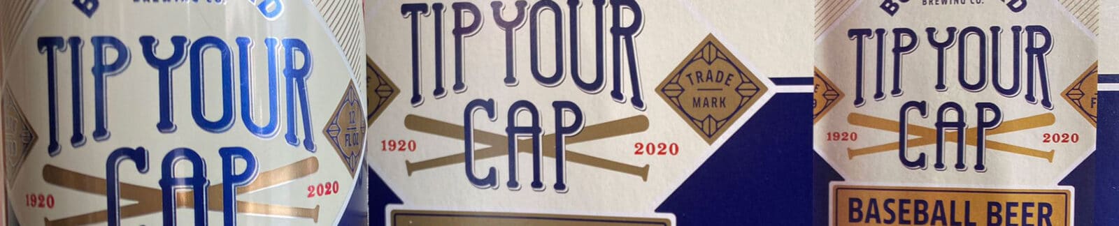 Boulevard Brewing – Tip Your Cap Baseball Beer header