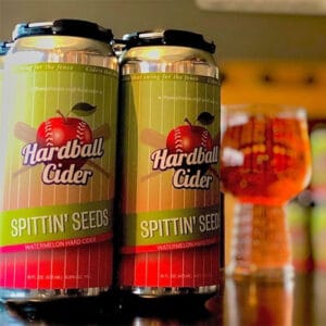 Hardball Cider – Spittin' Seeds cans