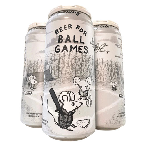 Off Color Brewing – Beer for Ball Games cans