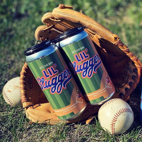 Second Sin – Lil' Slugger cans in baseball glove