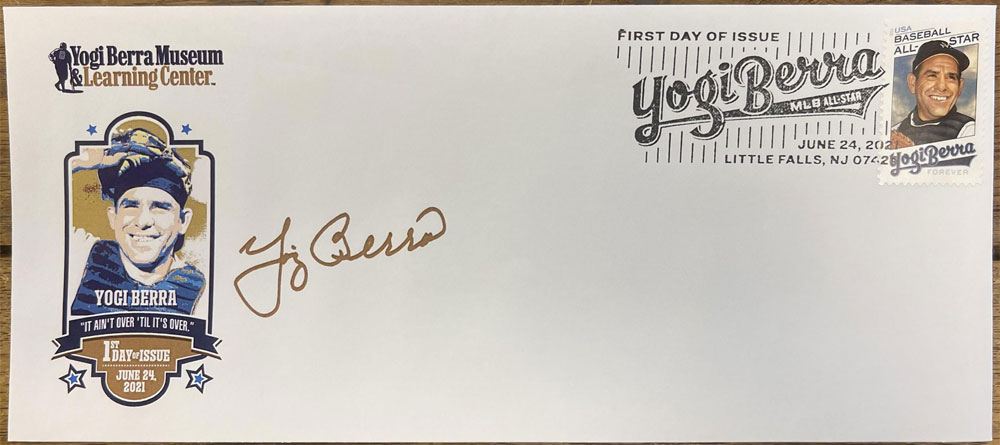 Yogi Berra, U.S. Postage Stamp FDC