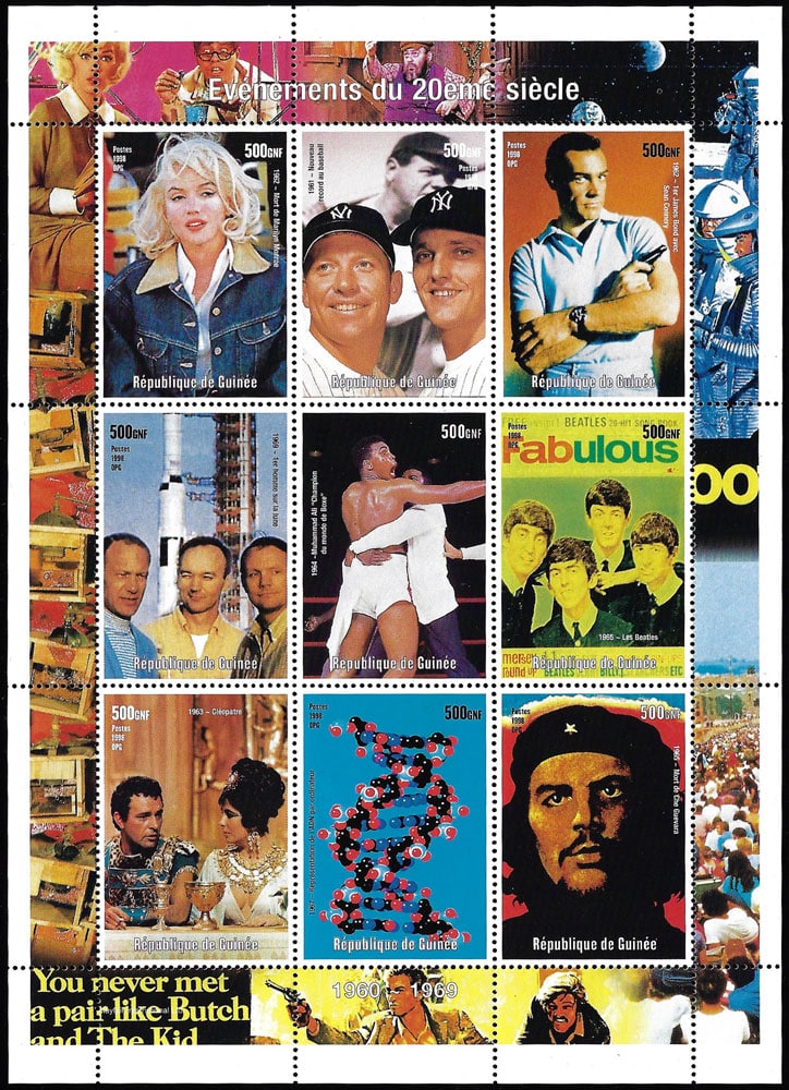 1998 Guinea – 20th Century Events, 1960-1969