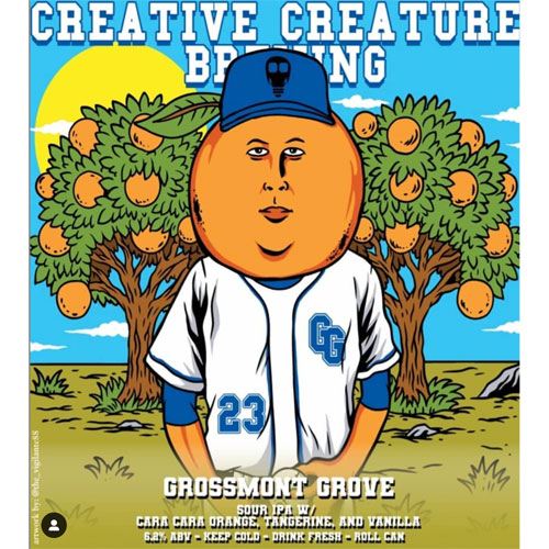 Creative Creature Brewing – Grossmont Grove Sour IPA