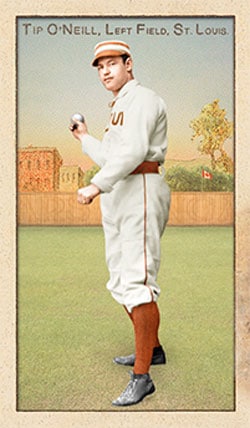 Tip O'Neill, St. Louis Browns baseball card