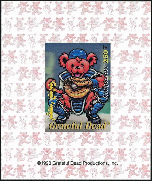 1998 Mongolia – Grateful Dead Teddy Bear sheet