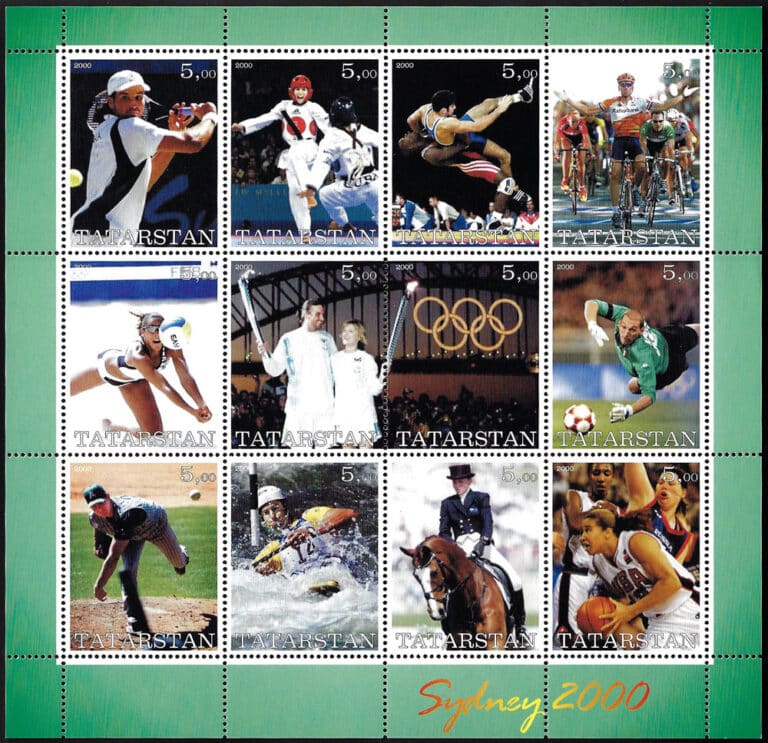 2000 Tatarstan – Sydney Olympics SS with baseball