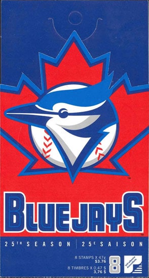 2001 Canada – Toronto Blue Jays 25th Anniversary booklet (cover)
